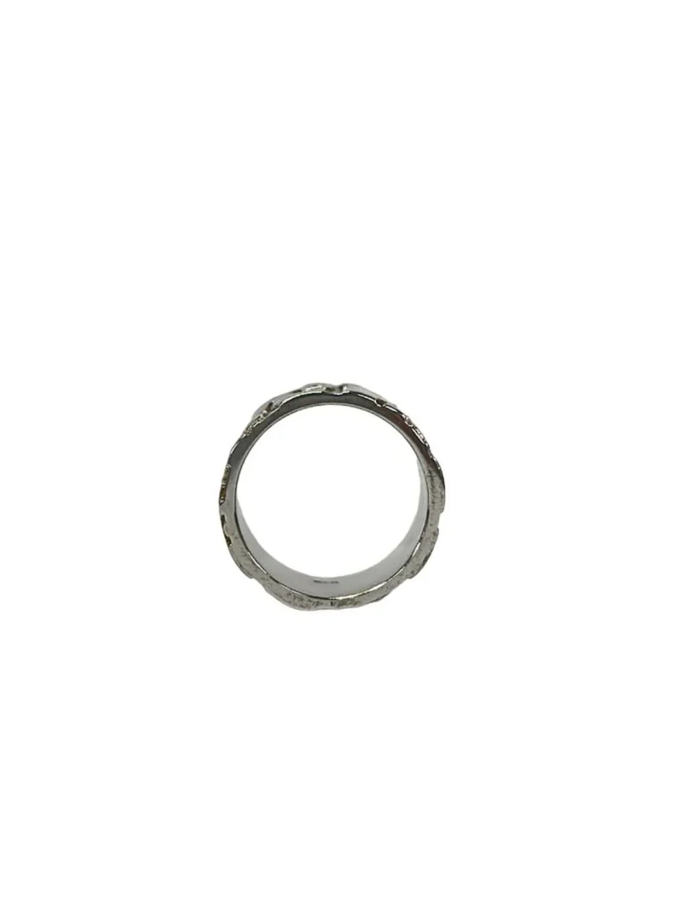 Dior Ring Silver Logo Glam